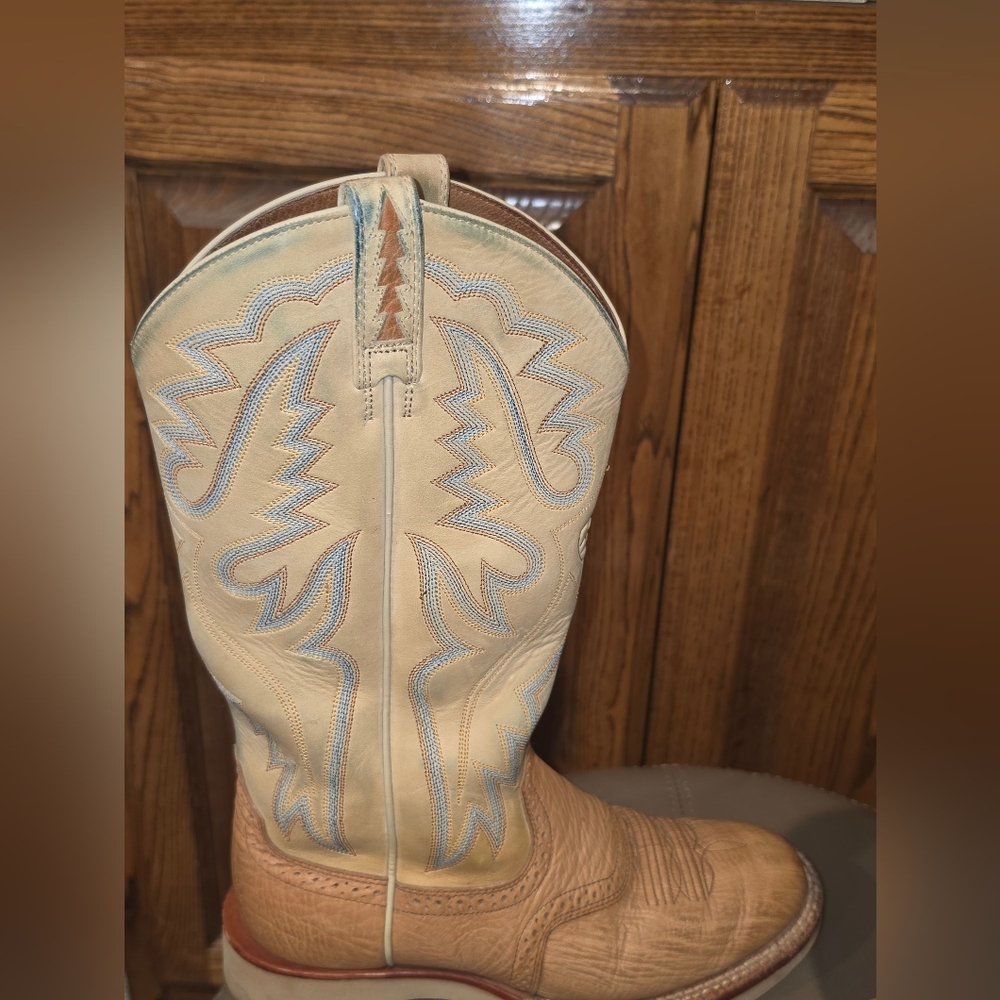 Ariat Womens Tan Cobalt XR Cowgirl Western Rodeo Boots 17921 Sz 7B - Picture 9 of 10